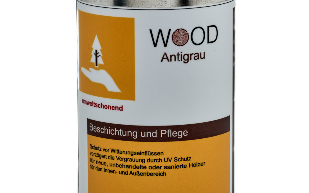 WOOD Antigrau – hochwertige Holzpflege 0,5 Ltr